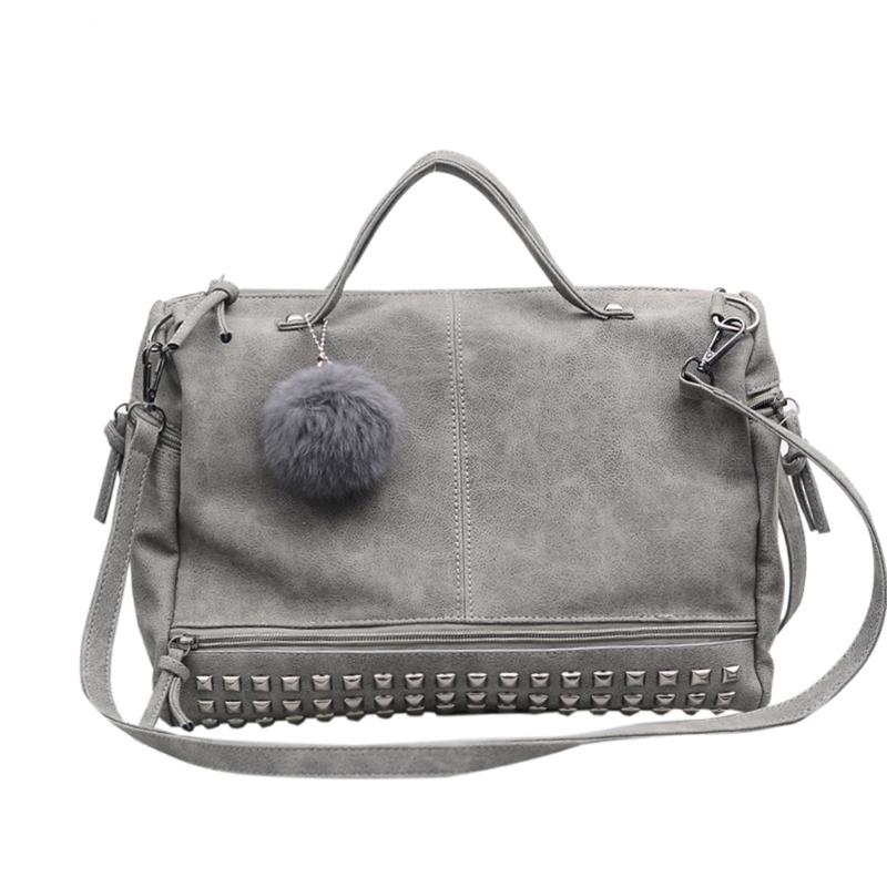 

PU Leather Gift Large Capacity Fashion Women Shoulder Bag Portable Autumn Winter Simple Travel Handbag Girls Frosted Accessories, Black