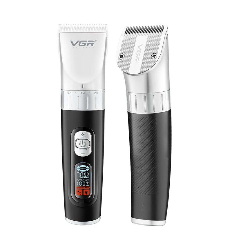 

Professional Barber Clipper for Men Cordless Electric Shaver Man Mower Digital Display Hair Trimmer Beard Razor