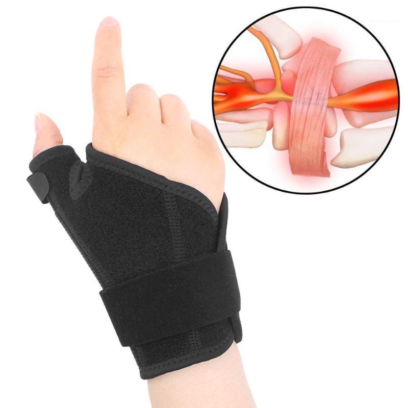 

1pcs Wrist Thumb Hand Support Protector Steel Splint Stabiliser Arthritis Carpal Tunnel Wrist Finger Brace Guard1, Black