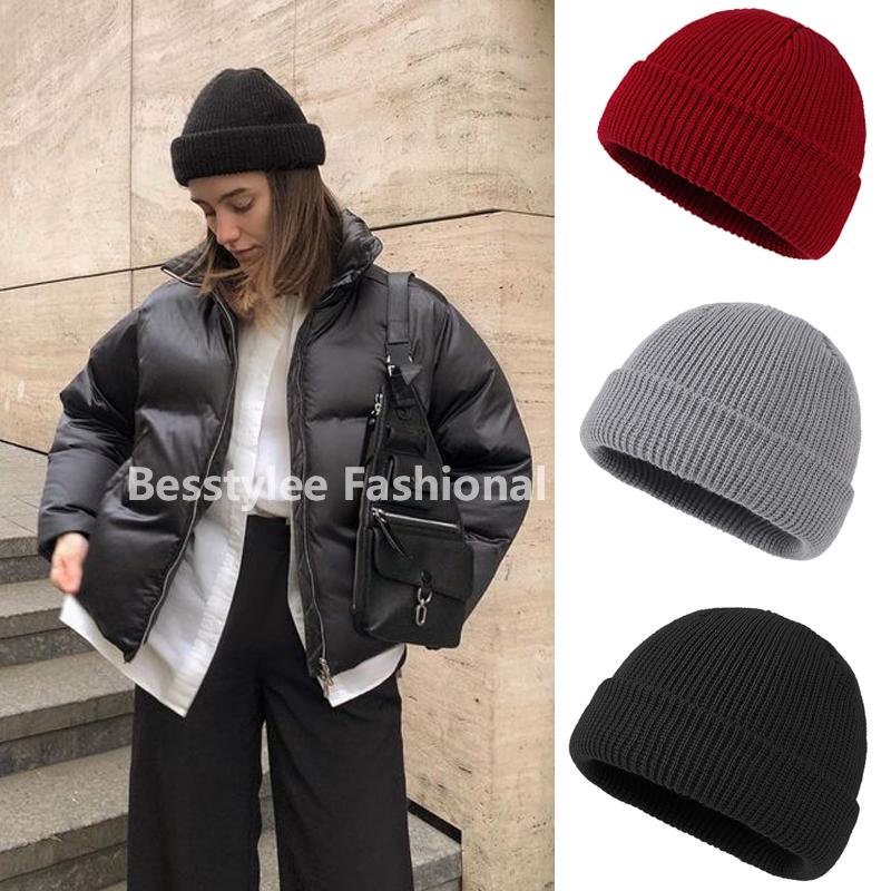 

Unisex Winter Warm Beanies Casual Short Thread Hip Hop Hat Adult Men Beanie Female Wool Knitted Beanie SkullCap Elastic Hats, 18
