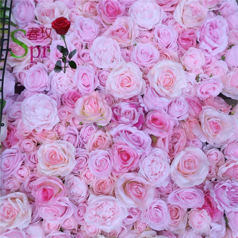 

SPR 40*60CM Aritificial Flowers Decoration Wedding panel flower wall, 8pcs