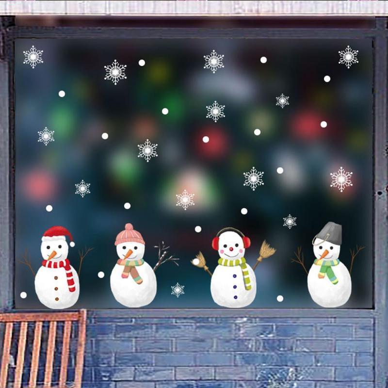 

Christmas Combination Window Glass Decoration Electrostatic Wall Sticker
