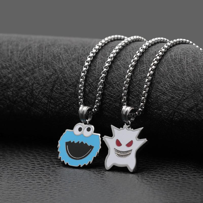 

Pendant Necklaces All-match Fashion Necklace Student Couple Sweater Chain Men And Women Clavicle