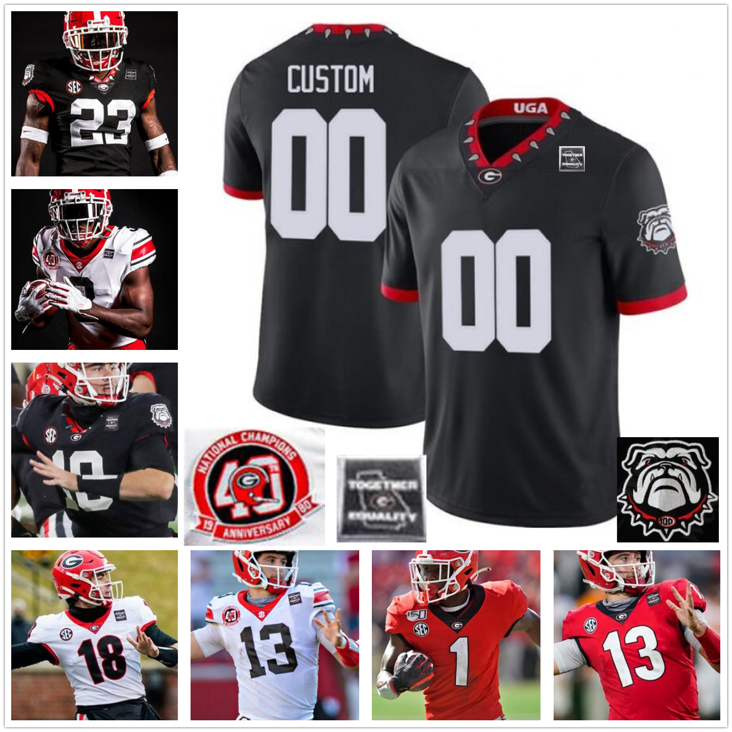 uga stitched jersey