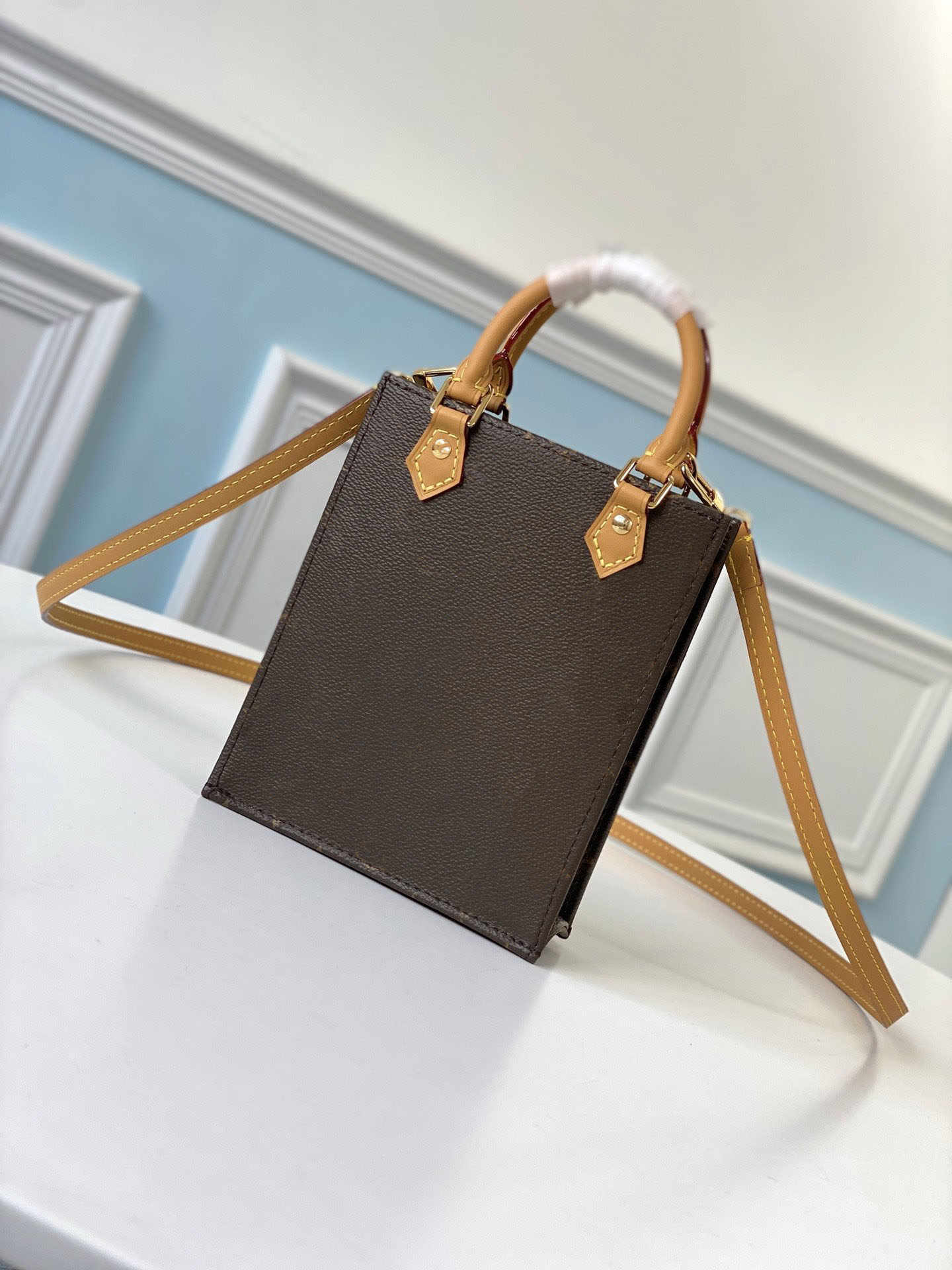 

new fashion chic women real leather mini bag handbag shoulder crossbody bag lady high quality purse Banquet bag message bags with long strap, Brown
