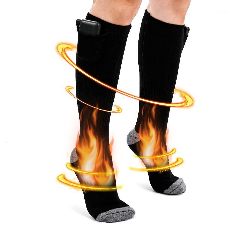 

Heating Socks Men's And Women's Elastic Wire Electric Heating Socks Adjustable Temperature Lithium Battery 3.7V Electric1, Gray 2200ma