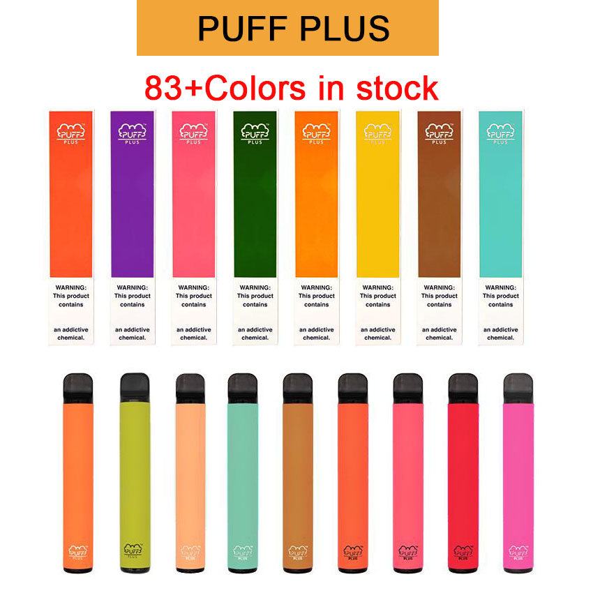 

83+Newest PUFF BAR PLUS 800Puff Disposable Vape Pen 550mAh Battery 3.2ml Pods Cartridges Pre-Filled e Cigs Limited Edition Vaporizers Device