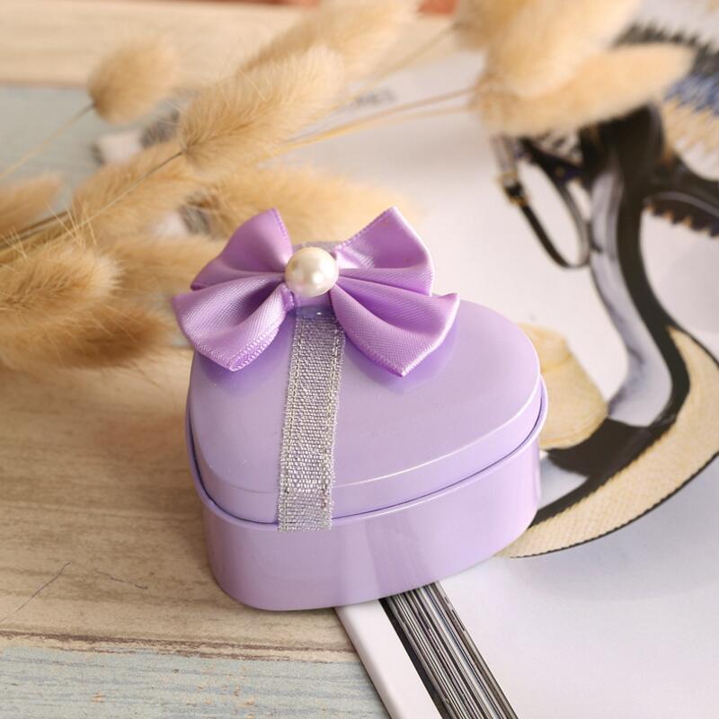 

10pcs/lotHeart-shaped Tinplate Candy Box Wedding Engagement Favor Party Gift Boxes with Ribbons Bow
