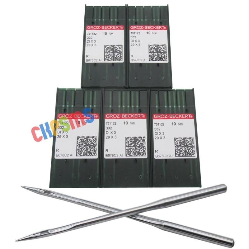 

50PCS Groz Beckert 29X3 DIX3 332 Needles Compatible with Singer 29-4 29K 29U class Patcher Sewing machine