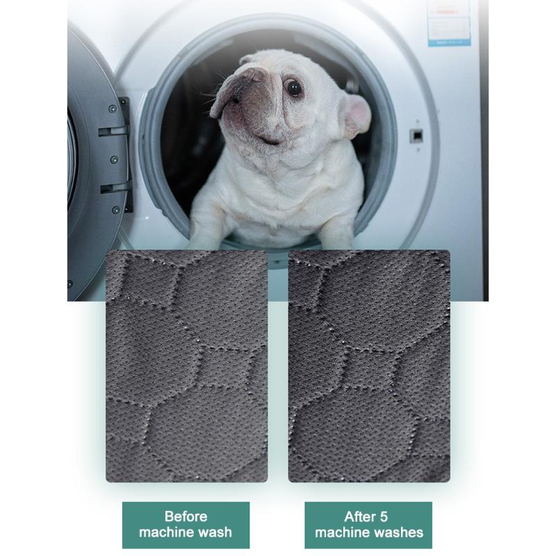 

Travel Washable Waterproof Reusable Pet Training Dog Pee Pad Diaper Non Slip Potty Puppy Fast Absorbing 4 Layers Cushion, As pic