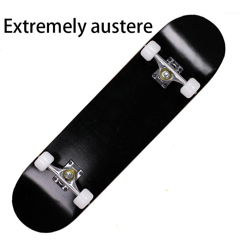 

Skateboard double warped 80cm men's and women's four-wheeled skateboard road walk maple board surface1
