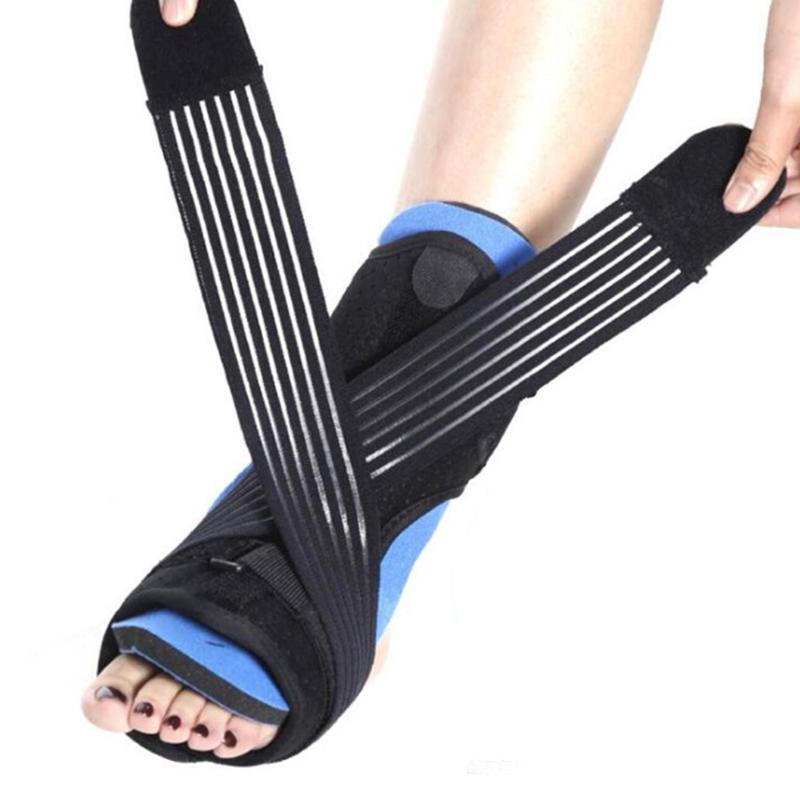 

Plantar Fasciitis Dorsal Ankle Brace Night Splint Foot Drop Orthosis Ankle Splint Support+Massage Ball Foot Orthosis Stabilizer, Black