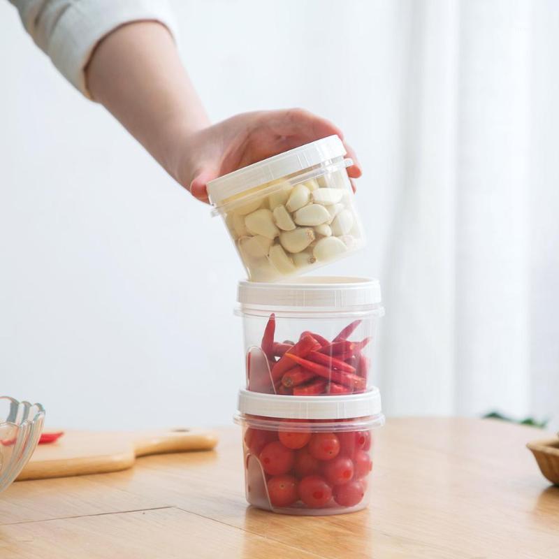 

Small Storage Box Refrigerator Special Ginger And Garlic Container Kitchen Spice Storage Airtight Jar1