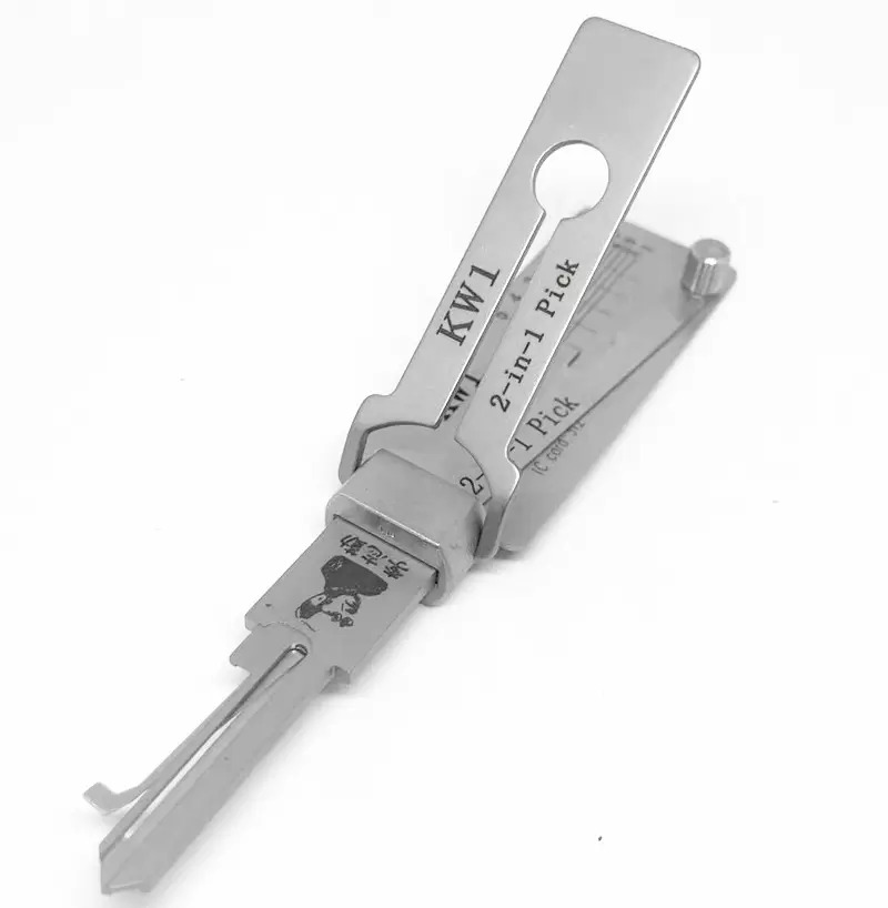 LISHI 2023 Tool KW1 2 IN 1 Lock Pick and Decoder Locksmith Supplies Tools Auto Picks-image-752782616