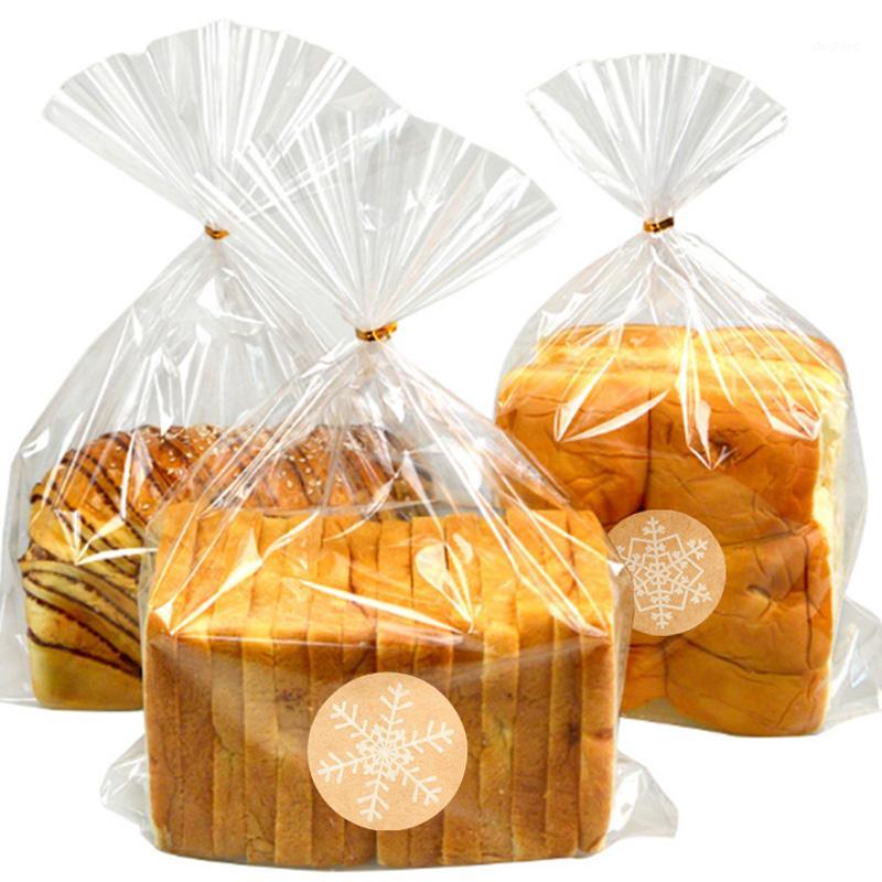 

9 sizes Transparent Plastic Envelope Opp Plastic Bags with Snowflake Seal Stickers and Twist Tie Wedding Party Cellophane Bag1