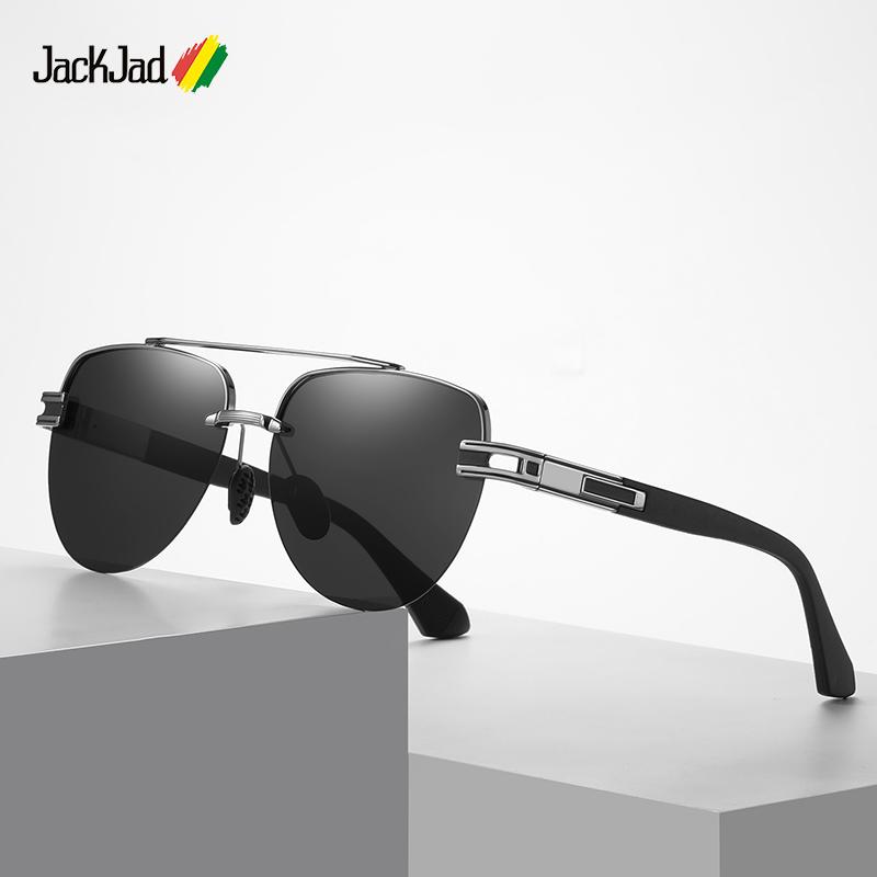 

JackJad 2021 Fashion Cool GRAND-EVO TWO Style Polarized Sunglasses Pilot Men Unique Brand Design Sun Glasses A672