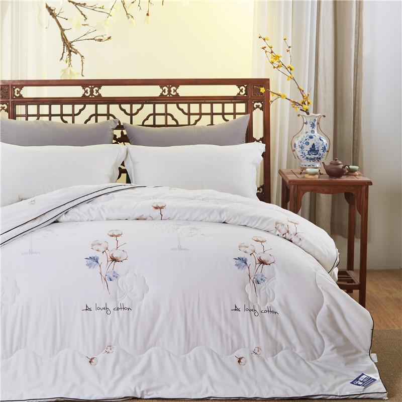 

Pure Cotton Quilt Blanket 100% New Xinjiang Cotton Comforter Autumn Thickening Household Wool Super Warm Winter Quilt