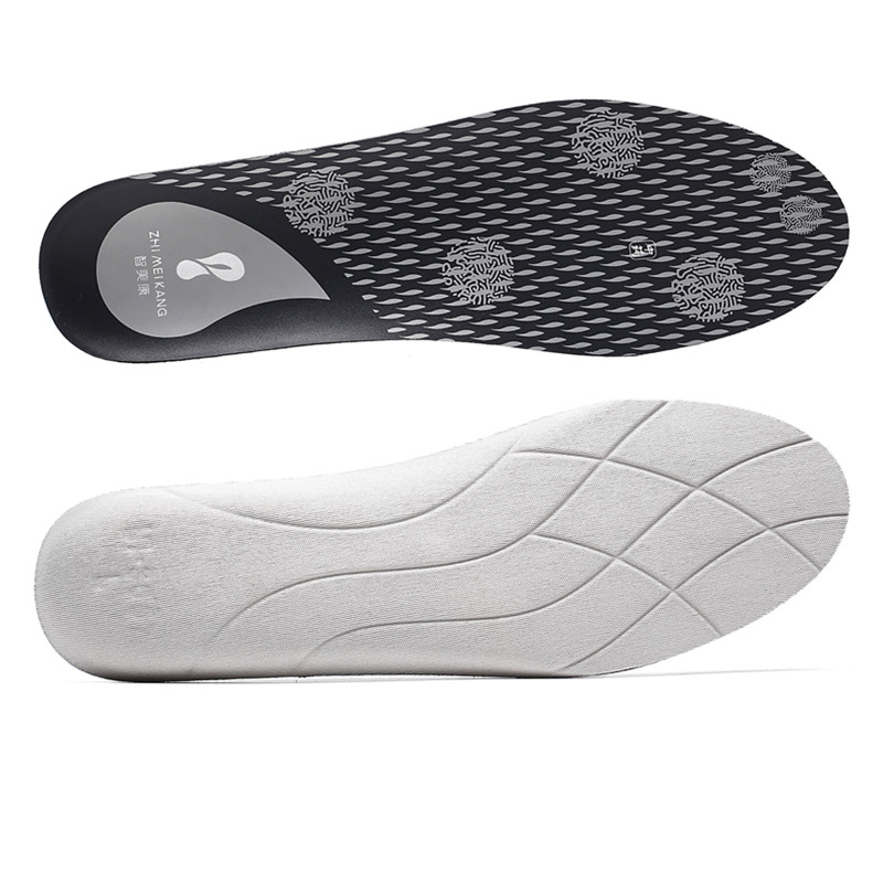 

Plantar Chinese herbal medicine to attack Men's and women's shoes Arch of parts Insoles foot orthopedic, White;pink