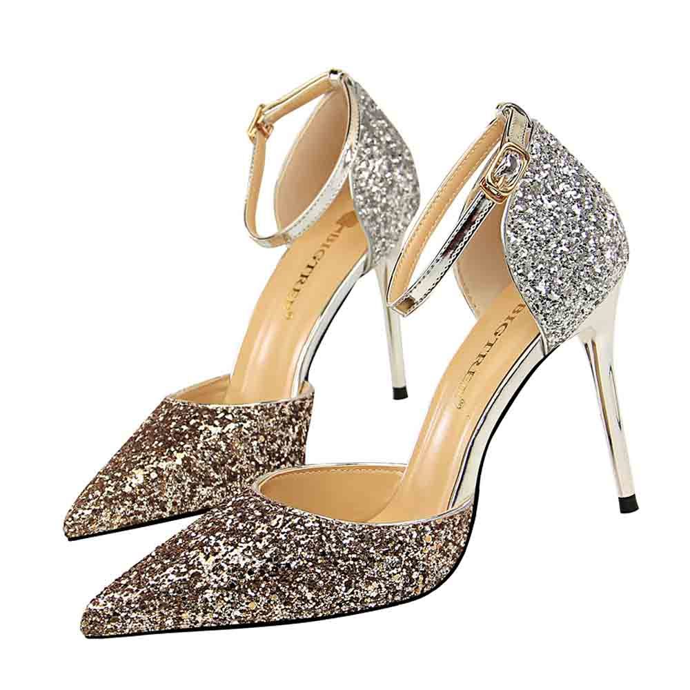 

Blue Wedding Heeled Laundry Bombs Bride Sexy High Heel Shoes For Women Bomb Designer MEPQ, Champagne