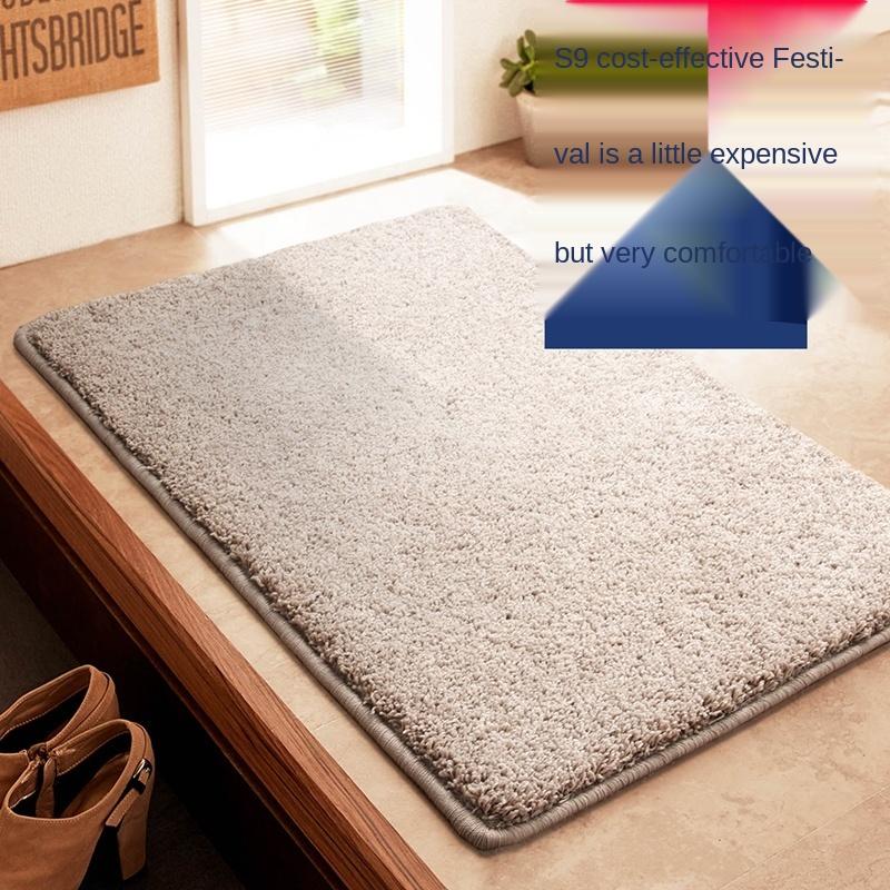 

Entrance Door Floor Mat Household Entrance Hall Porch Custom Door Mat Bathroom Absorbent Anti-Slip, Comfortable-greige