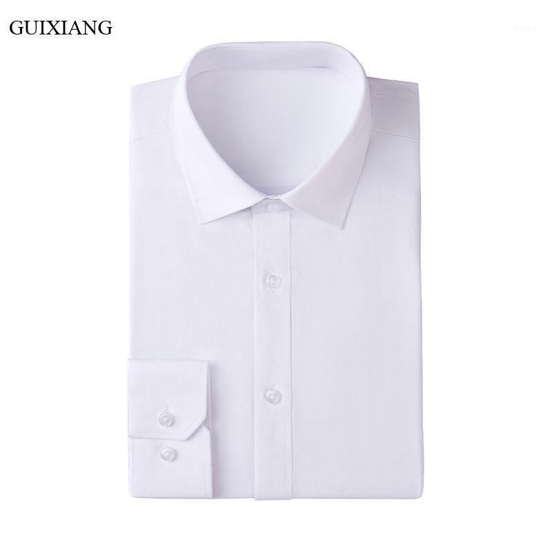 

Men' Dress Shirts 2021 Arrival Style Men Boutique Long Sleeve Shirt High-quality Business Leisure Solid Slim Coat Plus Size -6XL1, Black