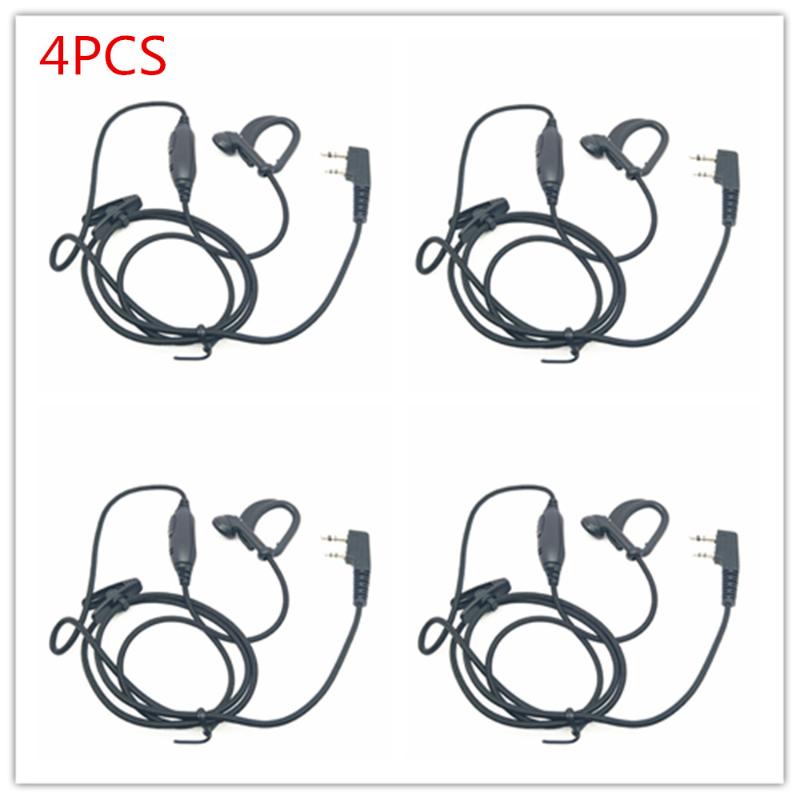 

OPPXUN 4PCS Rough wire rope durable earphone for TK3107/TK3207/TK3207G BAOFENG 888S UV-5RPlus UV-5REPlus radios