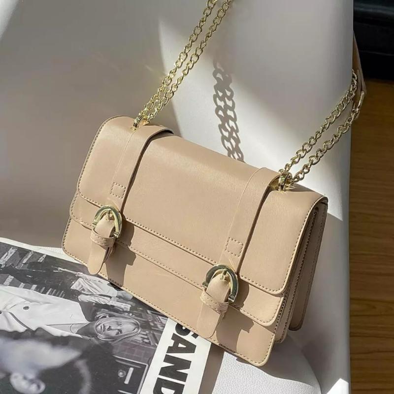 

Flip Crossbody bag 2021 New High-quality PU Leather Women's Designer Handbag High capacity Shoulder Messenger Bag, Khaki