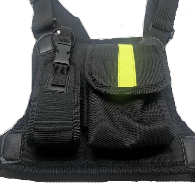 

Bright Green Radio Chest Harness Chest Front Pack Pouch Holster Vest Rig Carry Case for Two Way Radio Walkie Talkie1