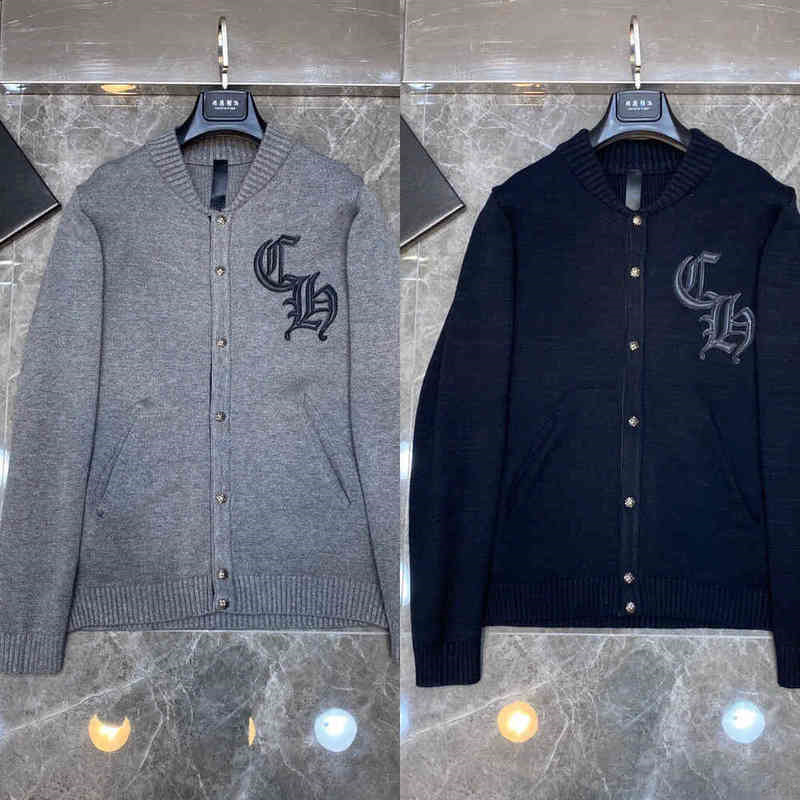 

2022 FashionChromes Hearts Hoodie Correct Version of Rome Autumn Winter Department College Style Couple Baseball Car, Black