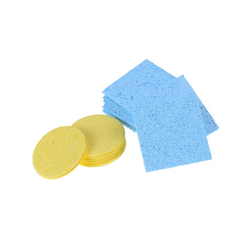 

10pcs High Temperature Welding Sponge Soldering Iron Sponge Electric Welding Cleaner Cleaning Pads Cleaning