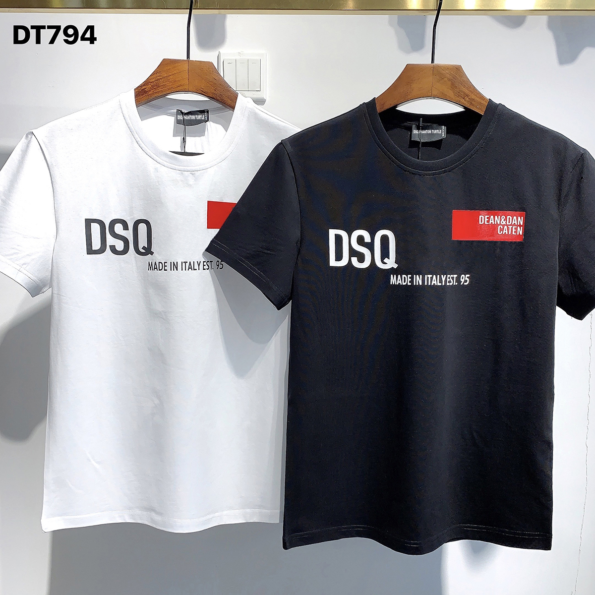 

DSQ PHANTOM TURTLE 2021SS New Mens Designer T shirt Paris fashion Tshirts Summer DSQ Pattern T-shirt Male Top Quality 100% Cotton Top 1024, White