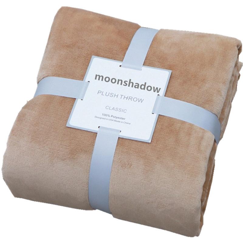

Brown Coral Fleece Blanket For Beds Bed Throw Blanket Warm Summer Winter Bed Covers Bedspread Picnic Weighted Blankets
