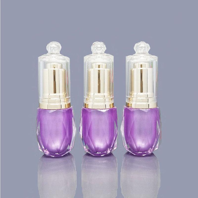 

10ml Purple Acrylic Dropper Bottle for Essential Oil Essence Emulsion Pigment DIY Cosmetic Refillable Bottle 10pcs/lot P201