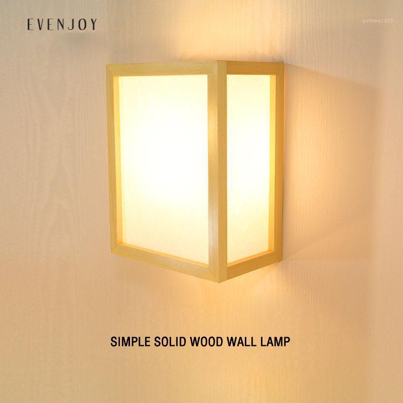 

Modern Simple Japanese Tatami Style Solid Wood LED Wall Light Square Lamp for Aisle Corridor Bathroom Mirror Hallway Decoration1