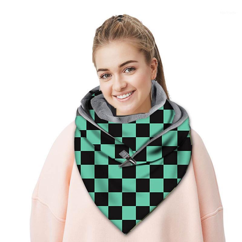 

Outdoor Riding Equipment Scarf Polar Fleece Ski Warm Scarf Digital Printing Ski Triangle Sports Face Towel1