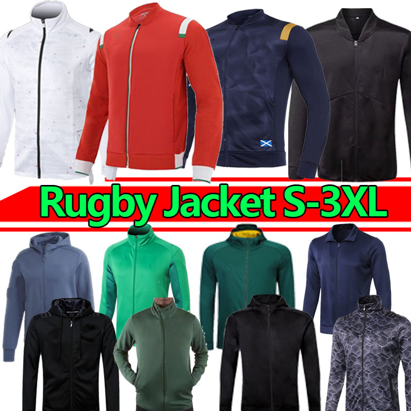 

All Rugby Jacket Black Scotland Red Wales Irèland 2021 Men HOT Rugby Sweat jersey Hoodies Jackets, 2021 scotland jacket