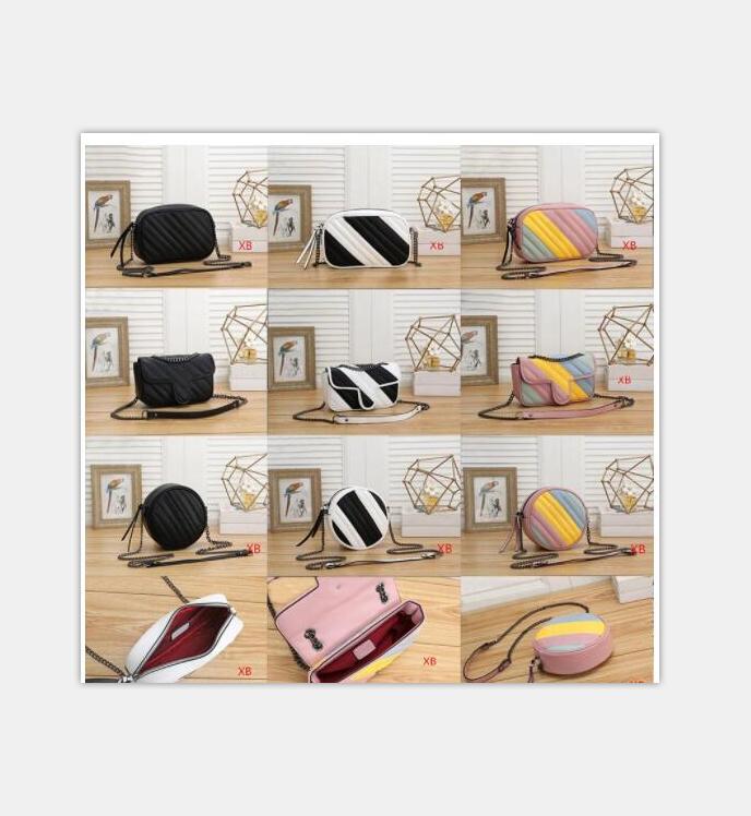 

2021 new hot selling luxury women's shoulder bag high quality fashion handbag designer handbag # 0518 Size 24 8 15, Black;red