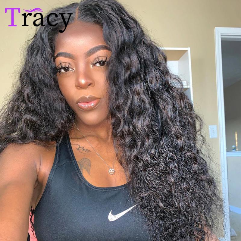 

Loose Deep Lace Closure Human Hair Wig 4x4x1 Lace Wig With Baby Hair Pre Plucked Women Brazilian Remy Closure T-Part Wigs, 4x4x1t-part
