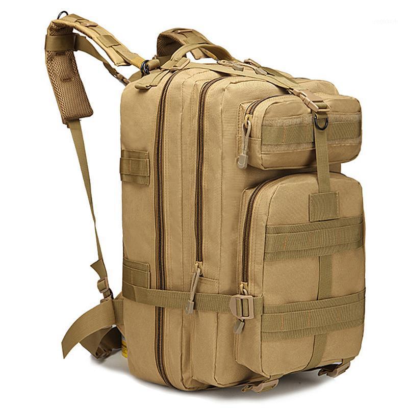 

45L Outdoor Bag Backpack Water Resistant Molle Backpack Bag for Outdoor Camping Hiking Traveling1, Khaki