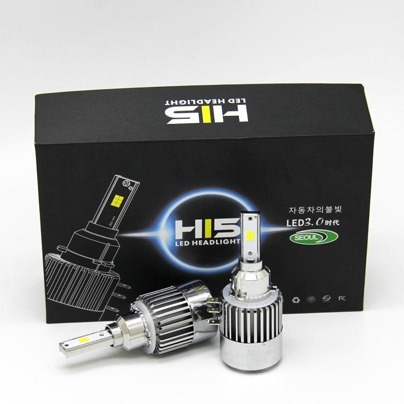 

Dianshi H15 LED Bulbs 50W 5000LM CANBUS Car error free led Headlight1