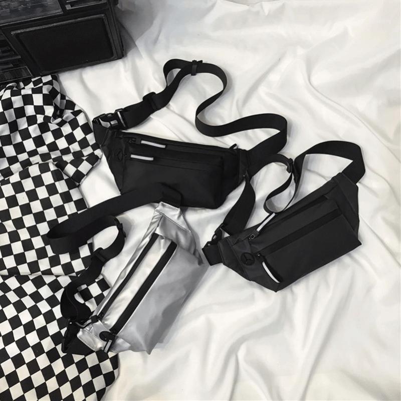

2020 Men's Waterproof Sports Runner Waist Bum Bag Running Jogging Belt Pouch Zip Fanny Pack1, Black