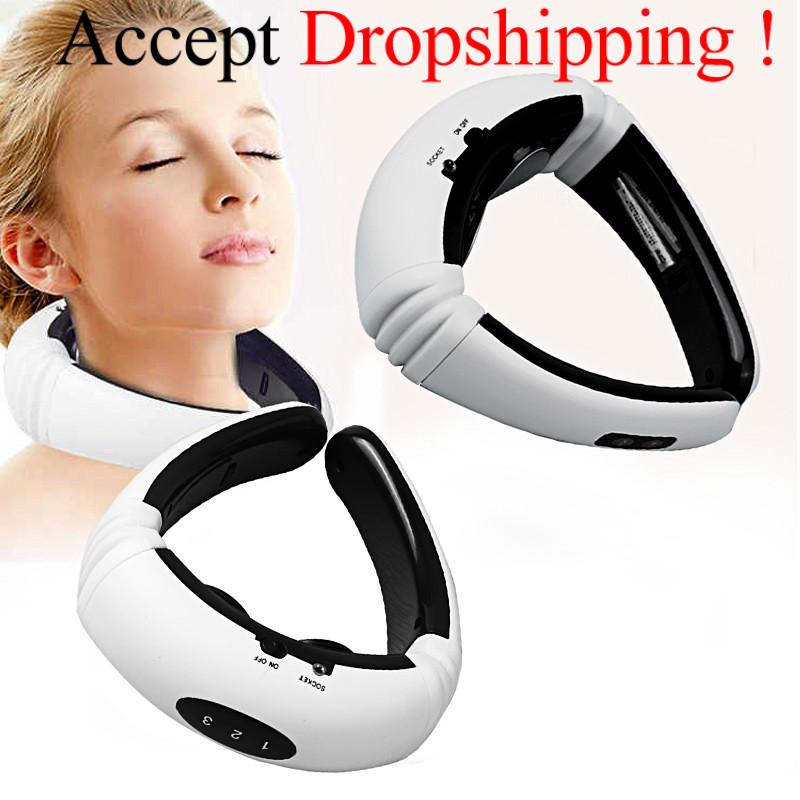 

Electric Pulse Back and Neck Massager Far Infrared Pain Relief Tool Health Care Relaxation Multifunctional Physiotherap