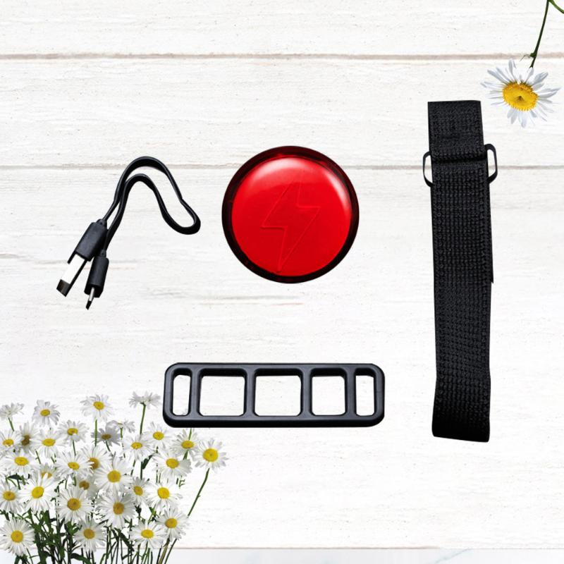 

0.7W Bicycles Safety Light USB Rechargeable Night Riding Lamp Bike Warning Taillight (Red