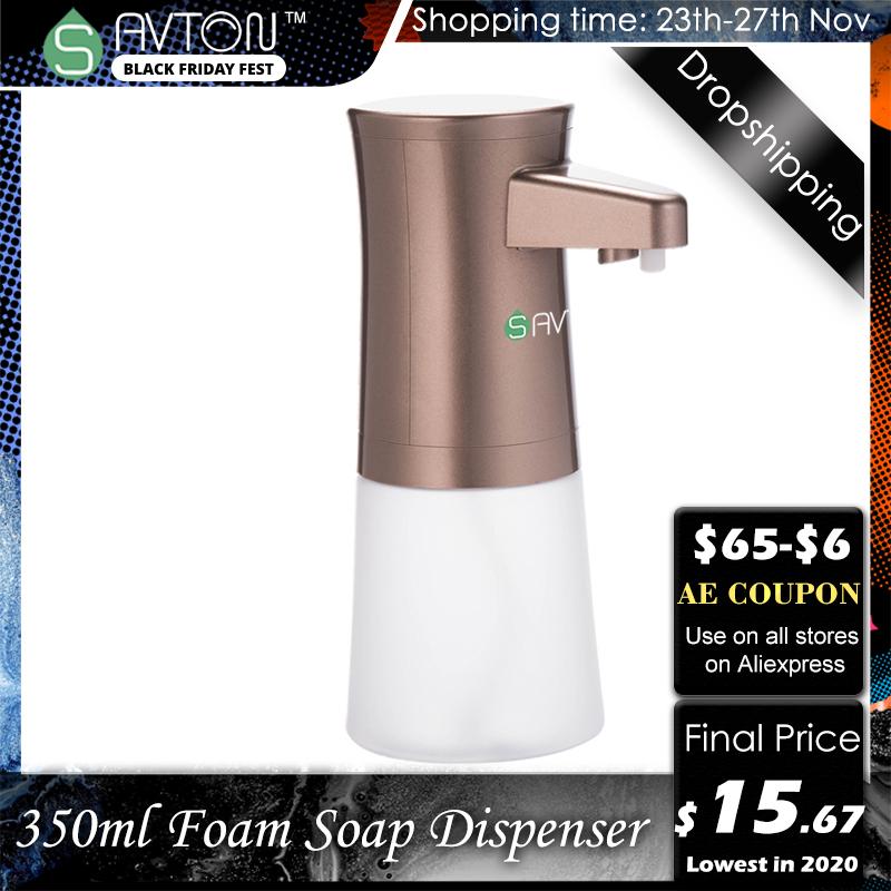 

SAVTON Automatic Intelligent Soap Dispenser Induction Kitchen Foaming Washroom Sensor Infrared Smart Foam Dispenser For Children