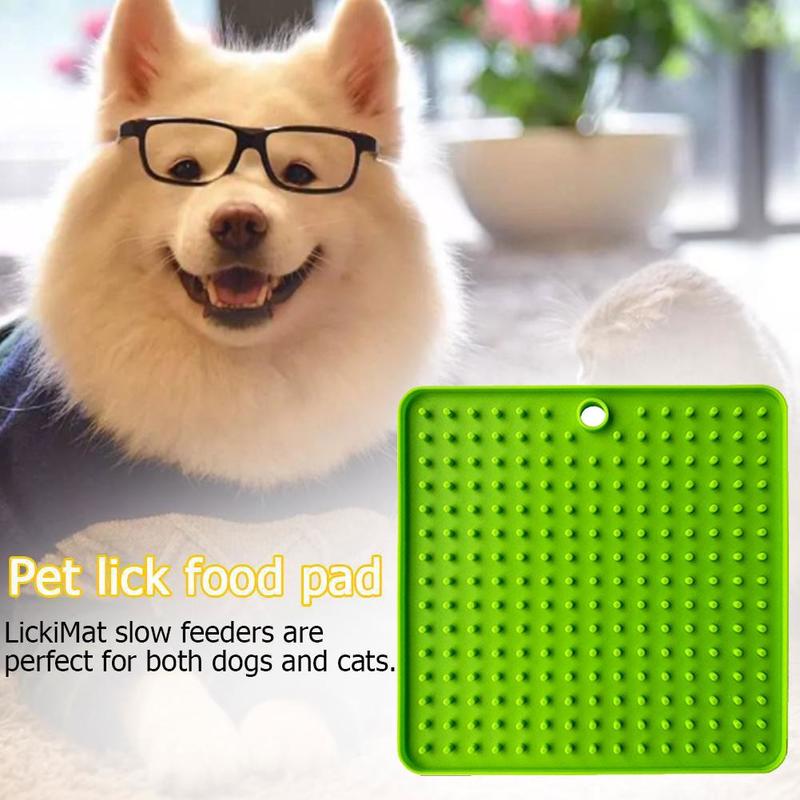 

Pet Dog Puppy Slow Feeder Food Bowl Anti-Choking Slow Down Eating Feeder Feeding Dish Plate Lick Pad Mat Dogs Supplies