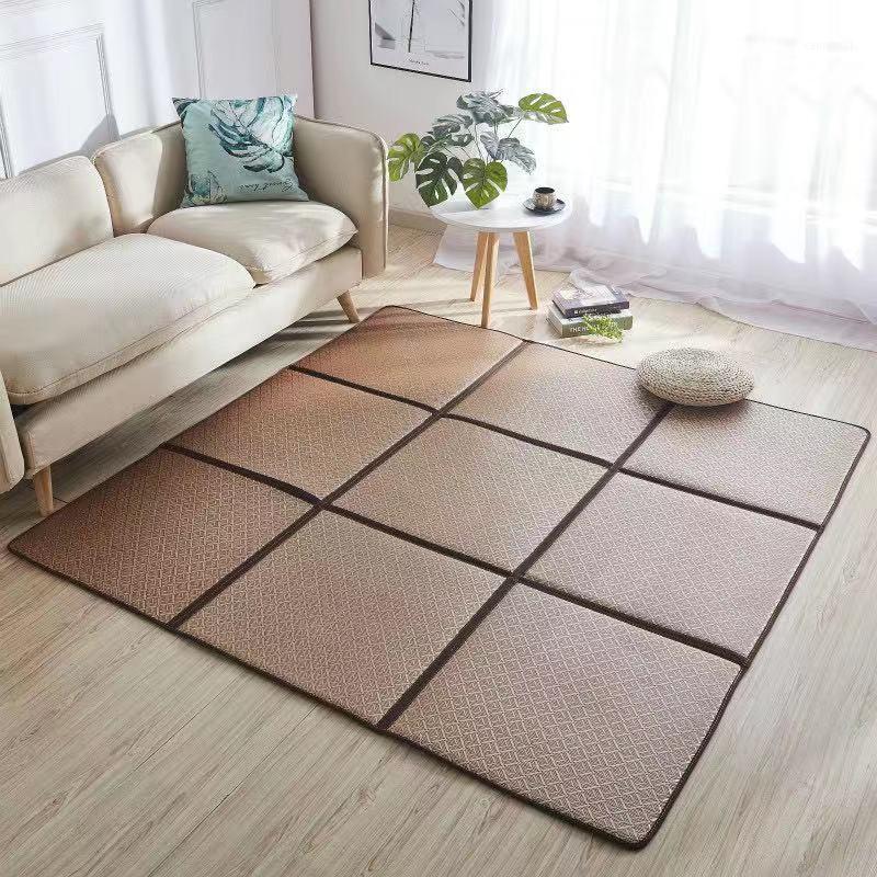 

Summer Baby Bright Foldable Rattan Rug Living Room Bedroom Floor Mat S Home Tatami Mat 6 Mm Thick Baby Game1