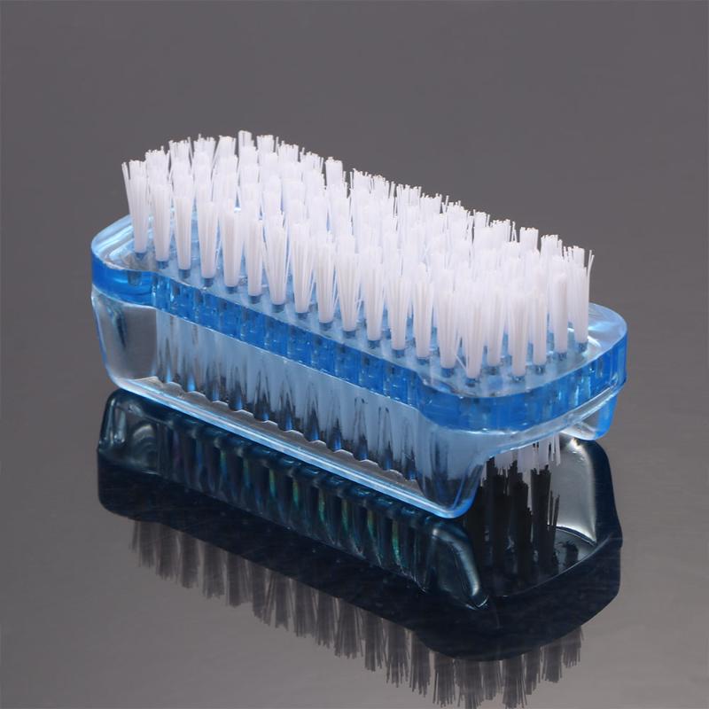 

Double Sided Scrubbing Soft Art Nail Brush Remove Dirt Practical Fingernail Manicure Tools Care Pedicure