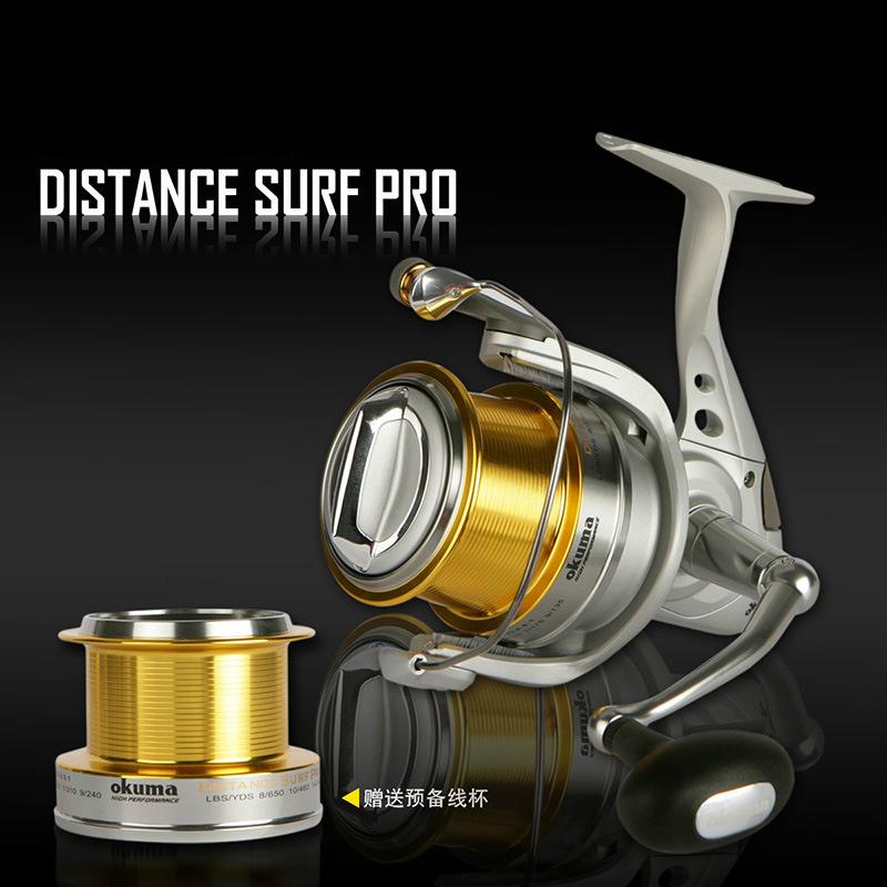 

OKUMA DCPII-60 Spinning Reel 10BB Shallow Line Winder Carp Fishing Lure Distant Wheel 4.5:1 Bearing Fishing Gear Coil Pesca