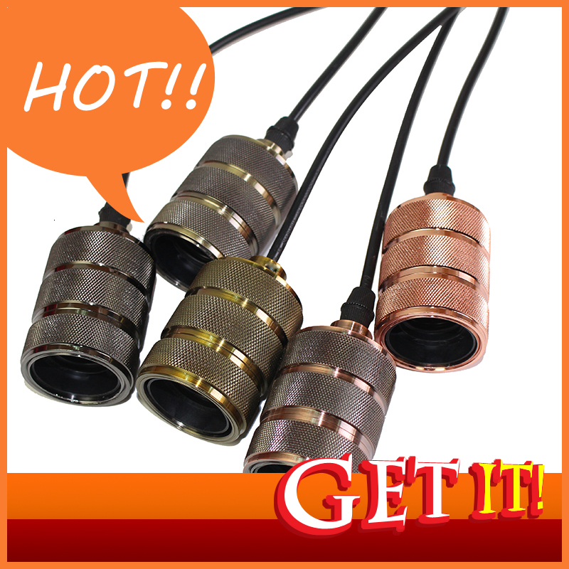 

2021 New Aluminum Light E27 Holder Chandelier 110v 220v Led/edison Bulb Vintage Retro Bar Hanging for Home/room N8op
