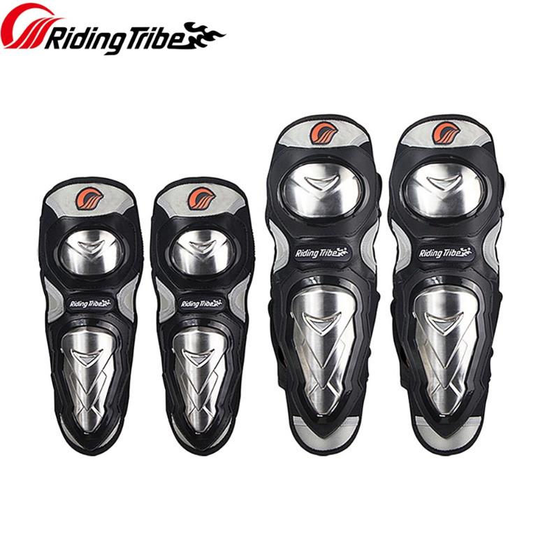

Motorcycle Knee pads Elbowpads Stainless Steel Heavy Strong Elbow Knee Gurad Protector Riding Protective Gear Equipment HX-P19